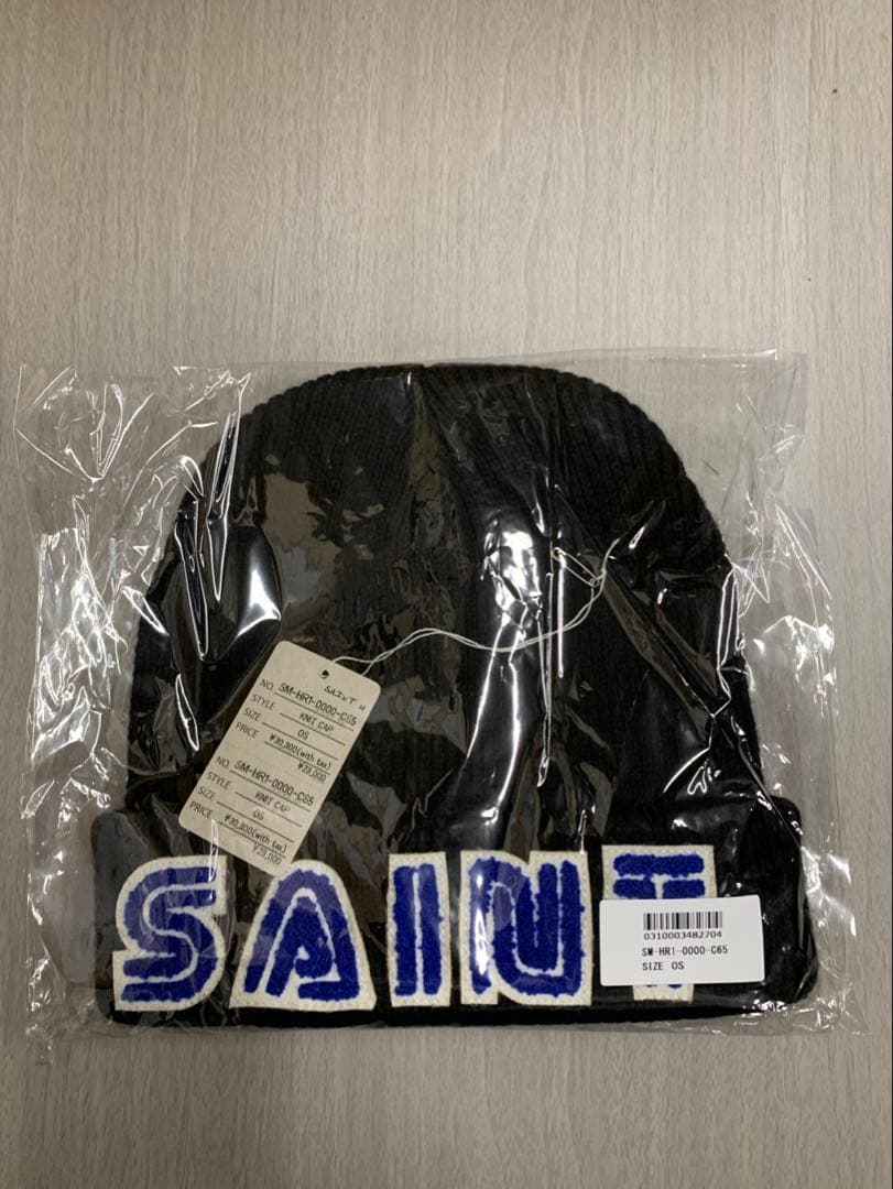 SAINT Mxxxxxxx SG ニットCAP BLK