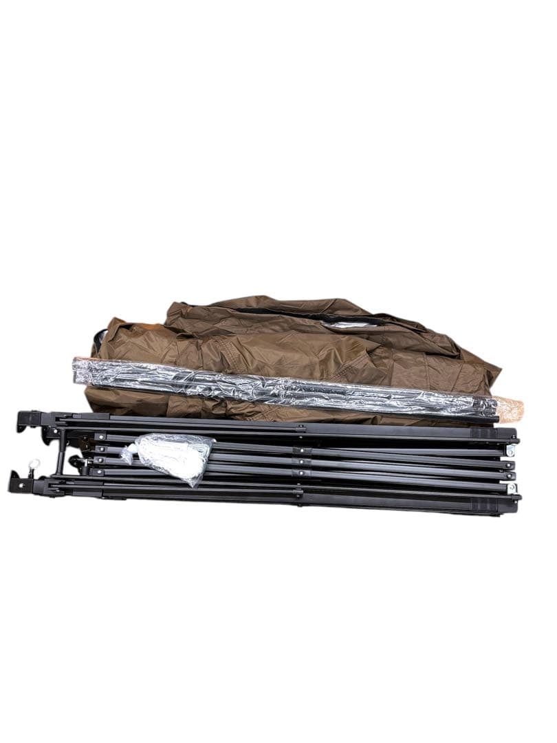 【カラーアースブラウン】【モダンデコ】タープテント オーニングタイプ UVカット