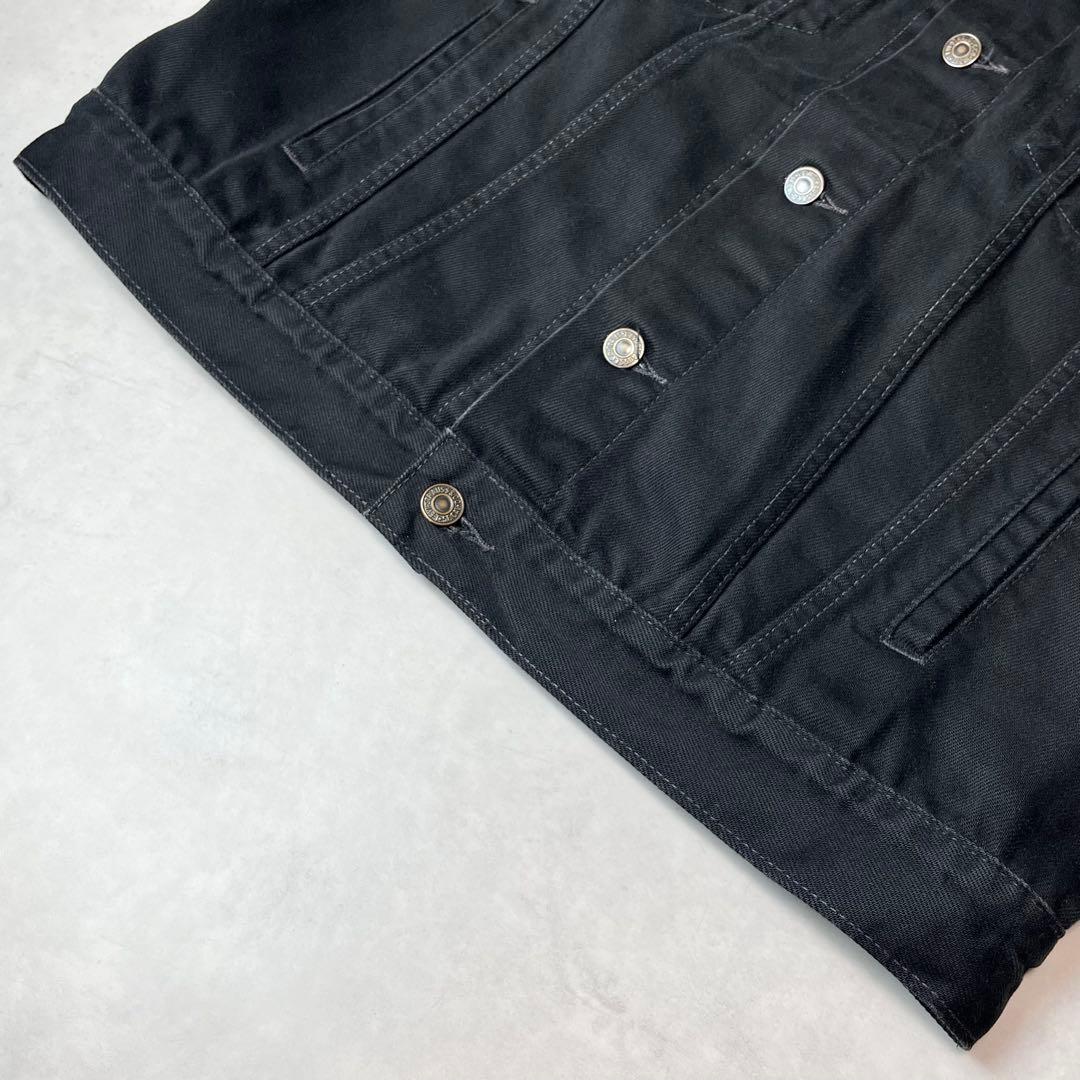 90s Euro Levi's 70503 02 ブラック デニムジャケット L