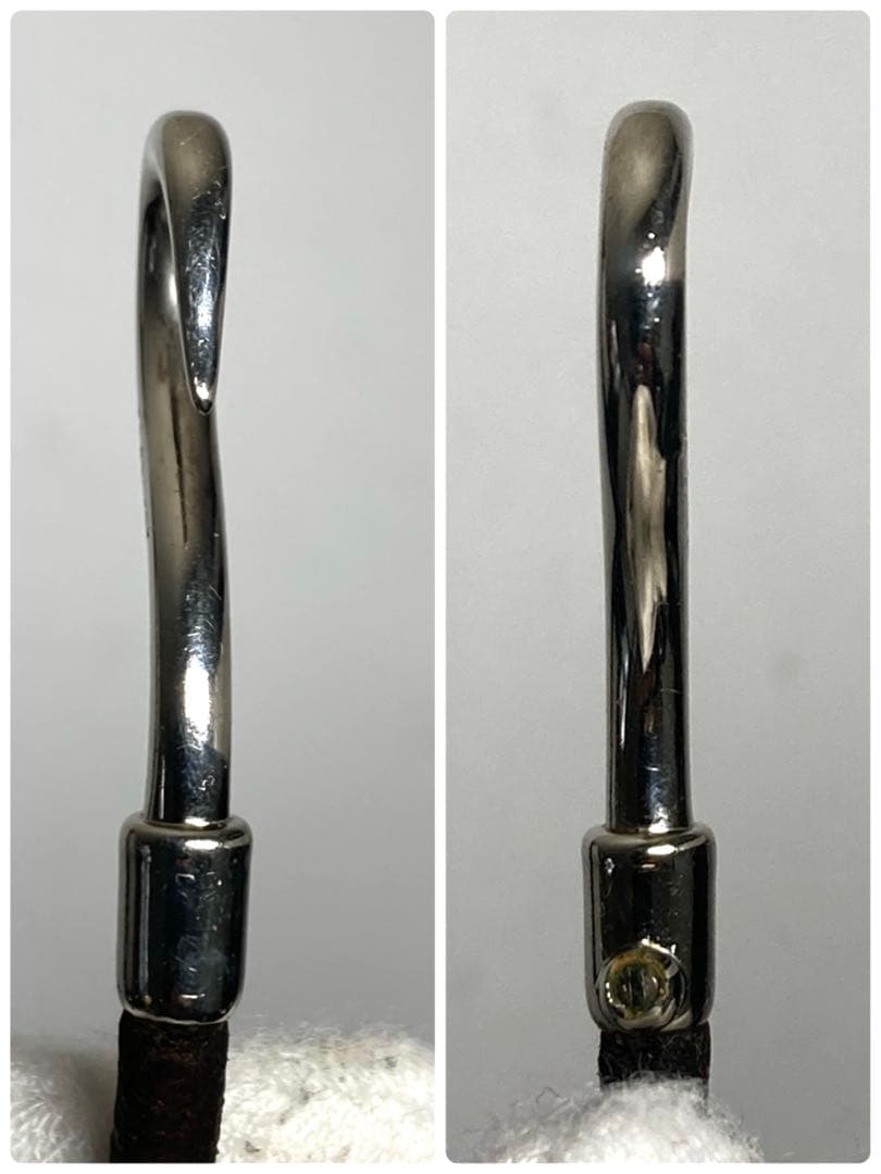 HERMES エルメス　ジャンボ　シルバー金具　レザー　ブレスレット　箱付き