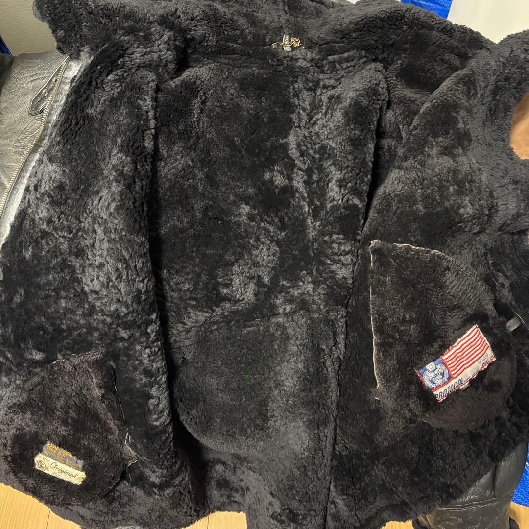 ムートンジャケット　B3 USAF TYPE-G-8 フライトジャケット　4XL