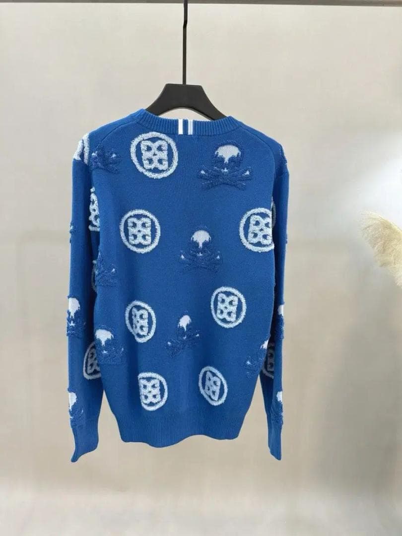 G FORE メンズ ニット セーター ラウンドネック ブラック 美品 ☘️