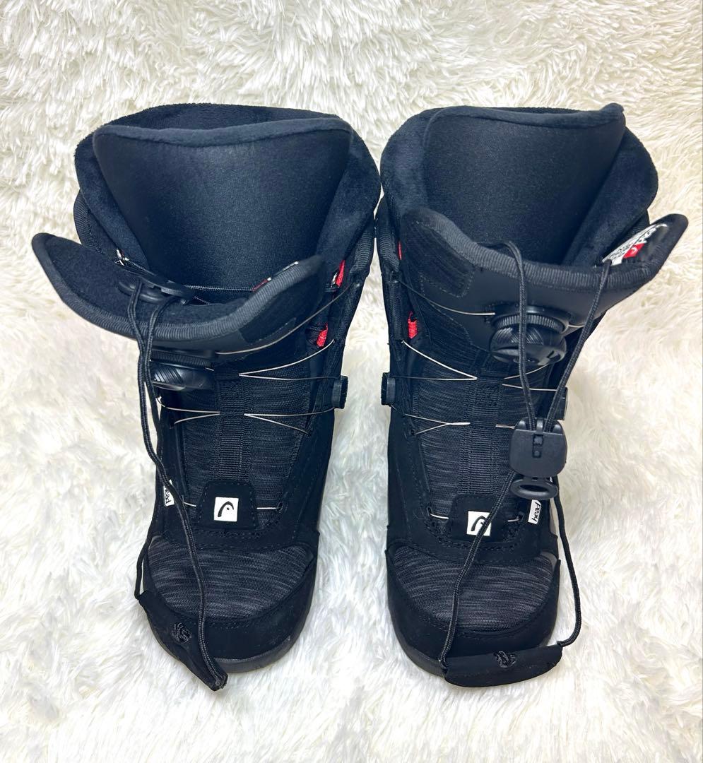 headヘッドBOAスノボスノーボードブーツブラッ23.5 パーフェクトフィット