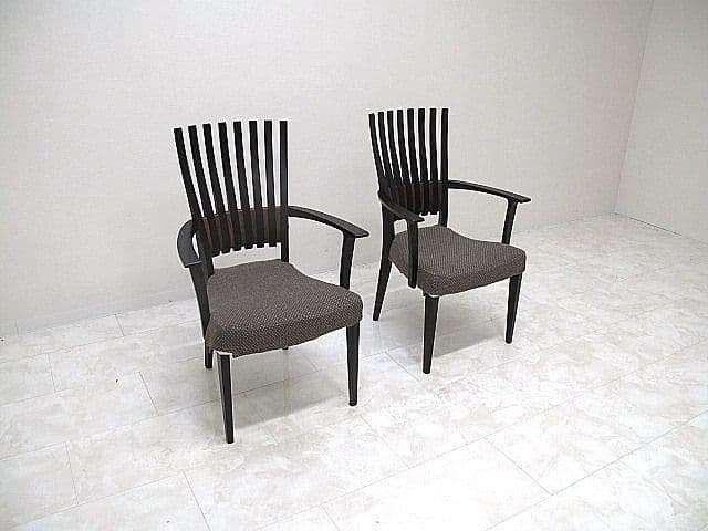 カリモク 「CS63」 ダイニングチェア 2脚セット　 椅子 アームチェア