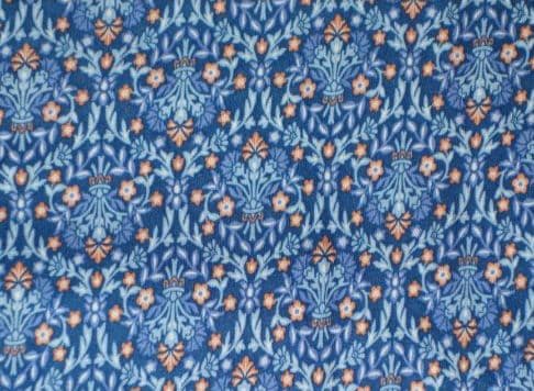 ◎新品 ワコール シルクパジャマ ニットジャージー L 花柄 ネイビー