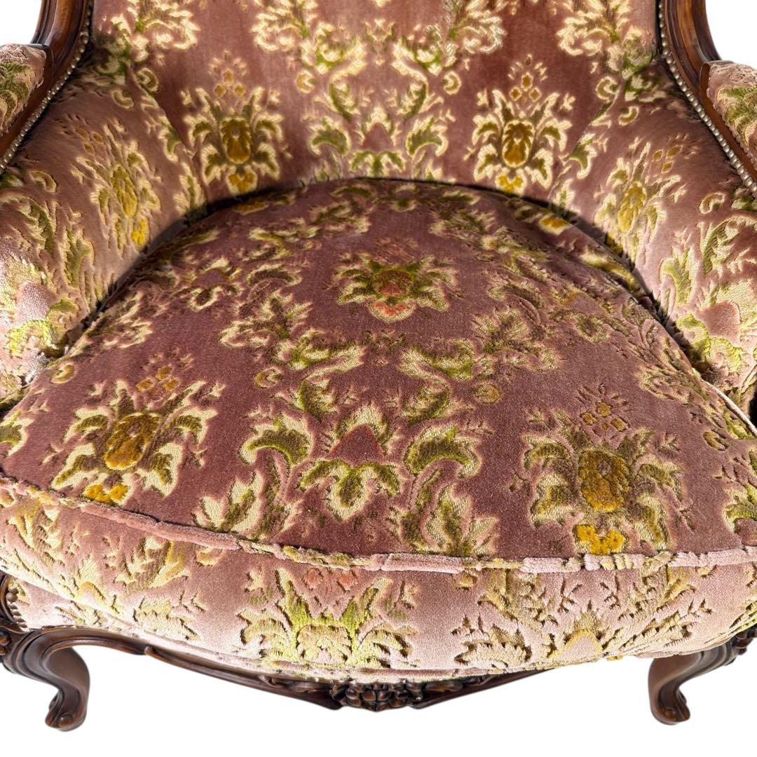 HR384 【美品】カリモク DOMANI ルイ15世 ロココ調 猫足 - メルカリ