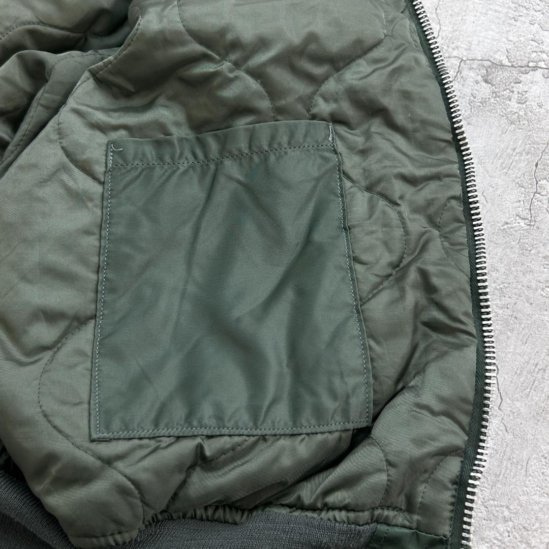 ち*ん様 アルファ　CWU-45/P　フライトジャケット　古着　グリーン　XL
