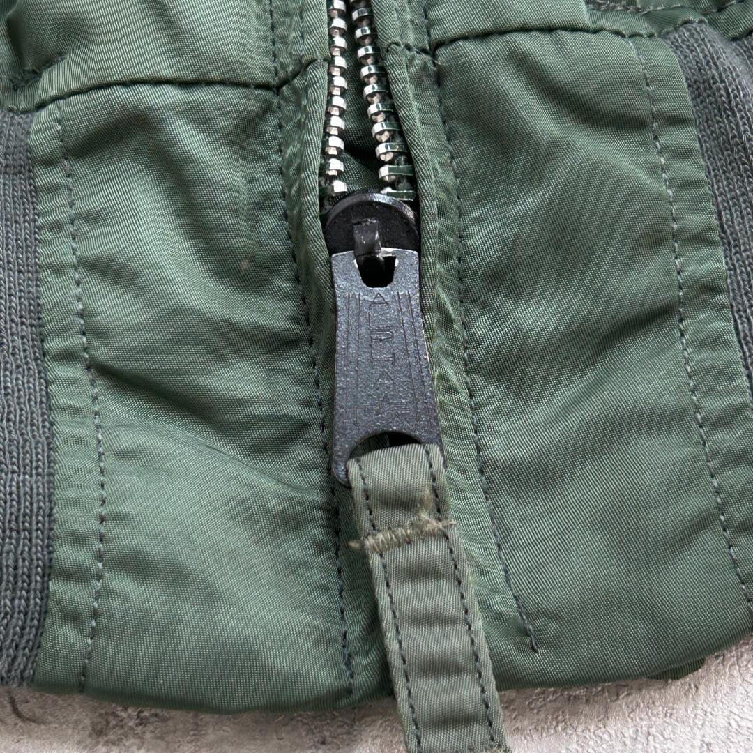 ち*ん様 アルファ　CWU-45/P　フライトジャケット　古着　グリーン　XL