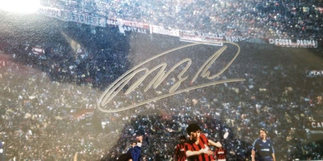 ICONS　ファンバステン　マルコ・ファン・バステン　直筆サイン　サイン　写真