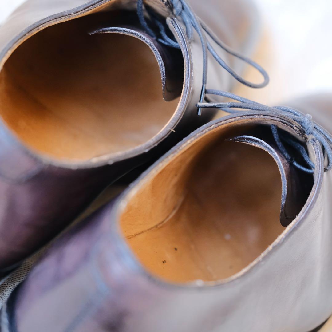 BerlutiベルルッティホールカットプレーントゥAlessandro10木型付