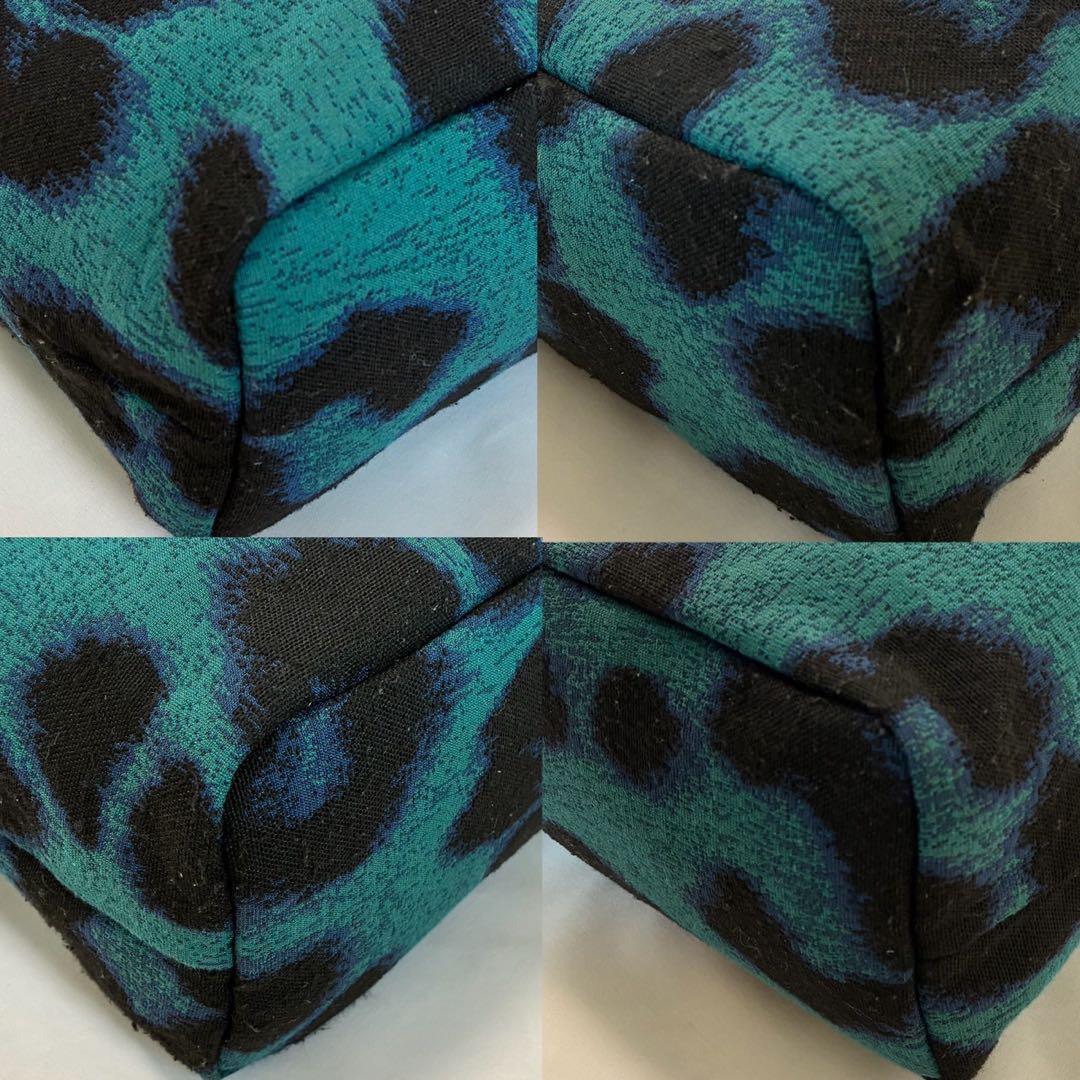 【美品】ヴィヴィアンウエストウッド トートバッグ キャンバス レザー オーブ 青