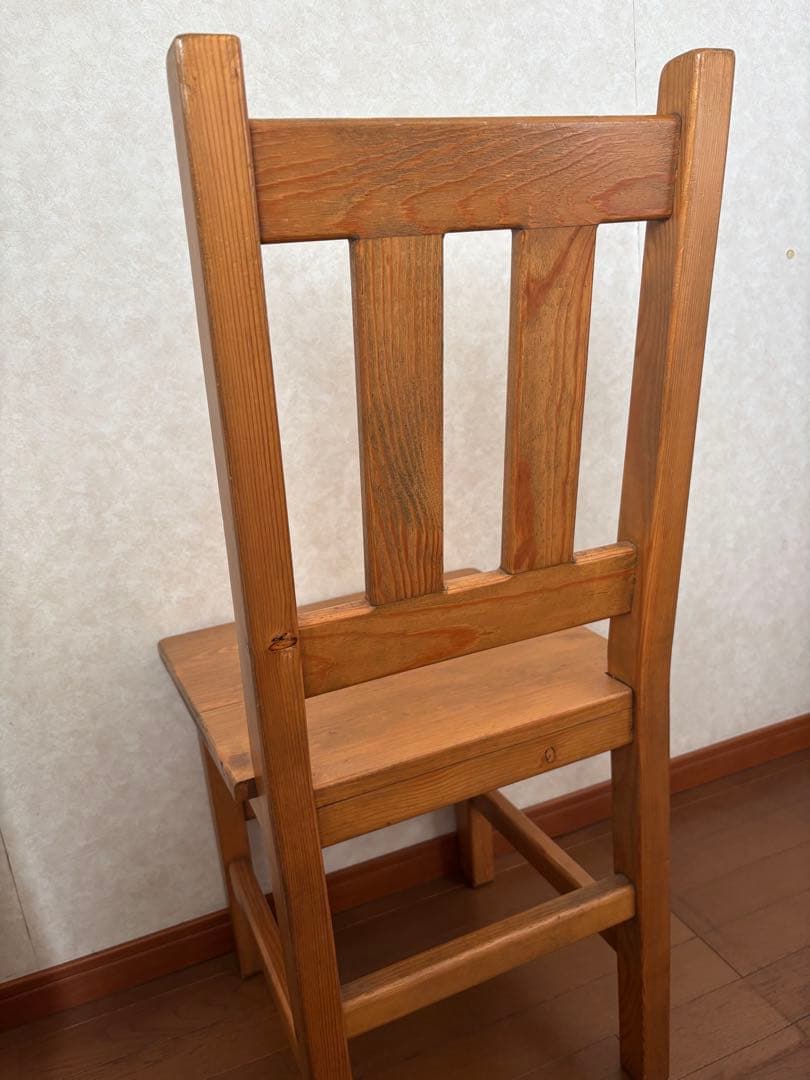 アンファン パイン材ダイニングチェア①