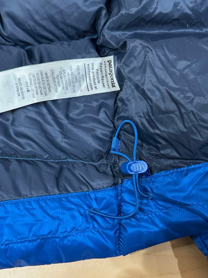 patagonia フィッツロイダウンフーディ Mサイズ ブルー