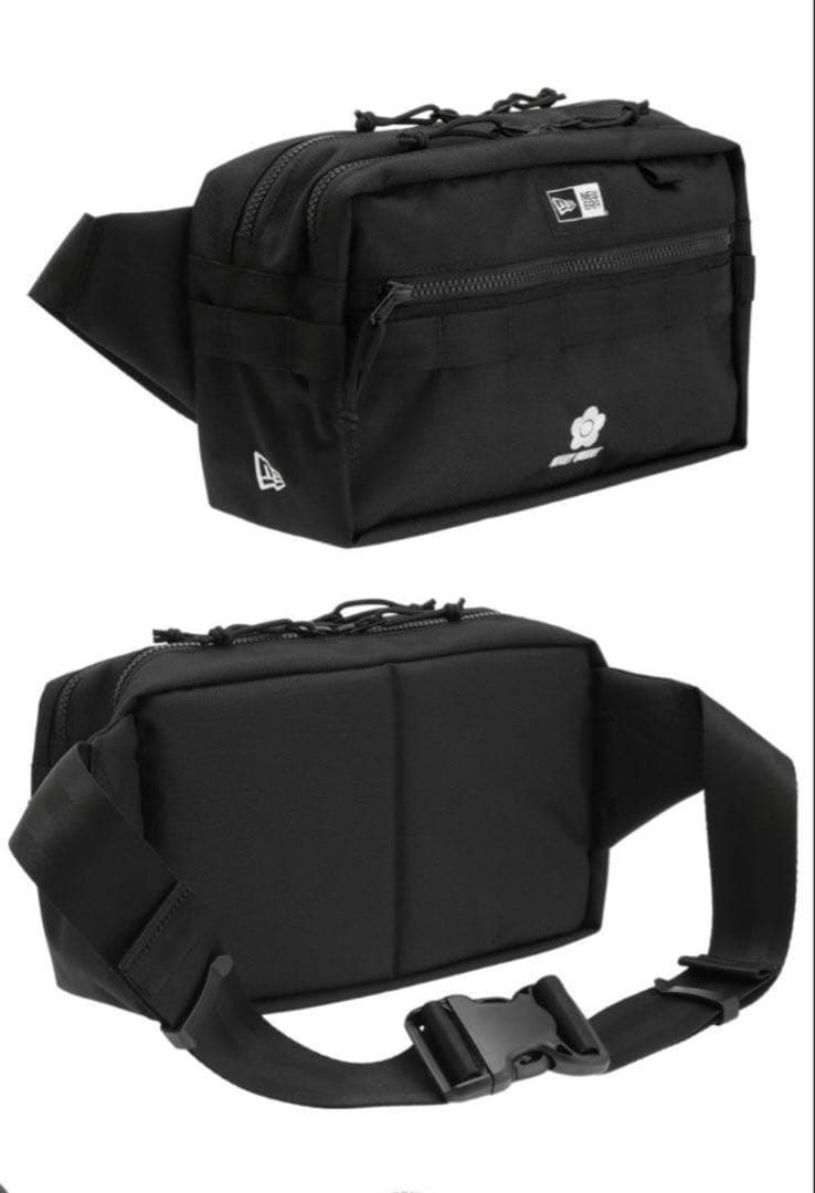 NEW ERA(R) × MARY QUANTスクエア ボディバッグ（ブラック） - メルカリ