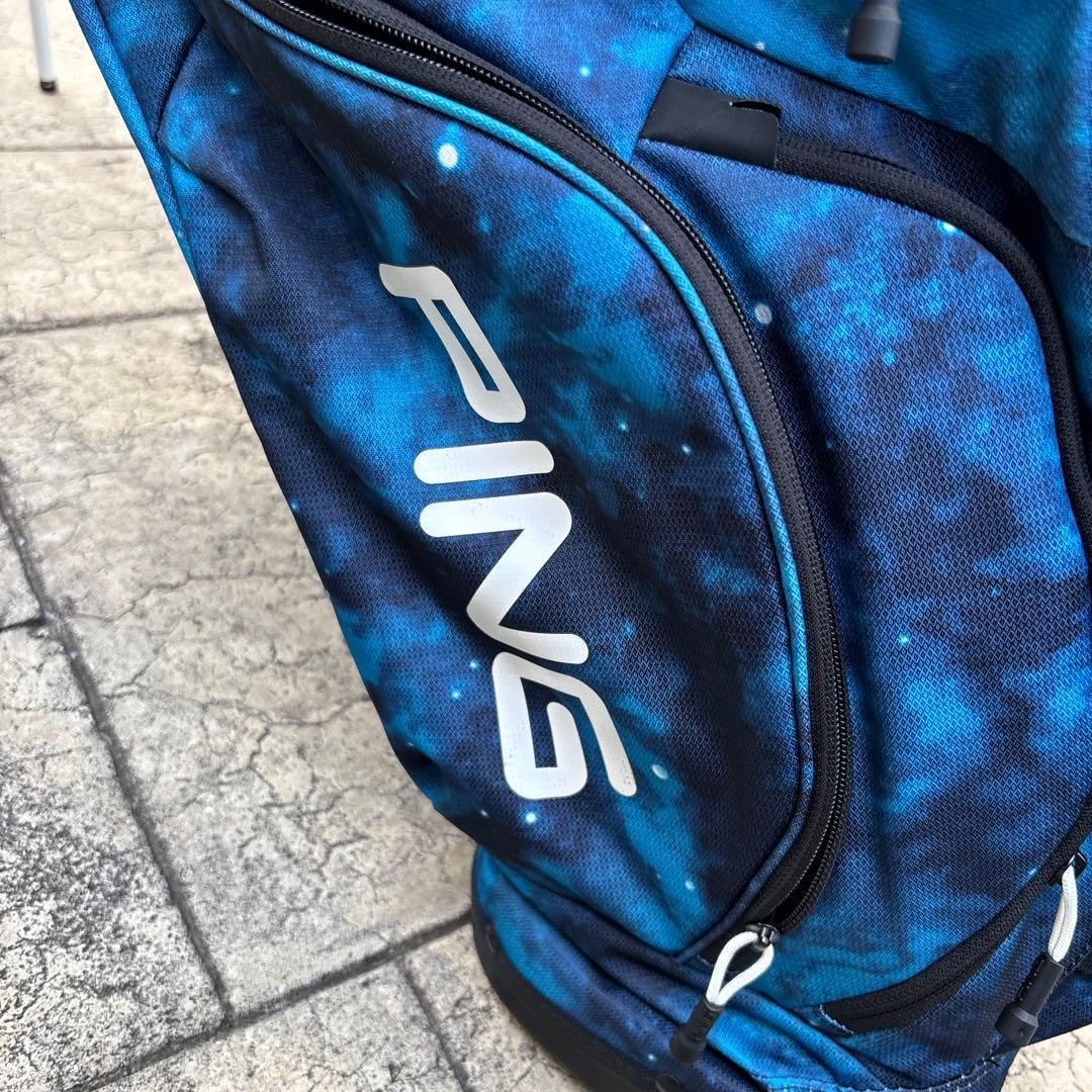 PING ゴルフバッグ・キャディバッグ 青黒の通販はau PAY マーケット
