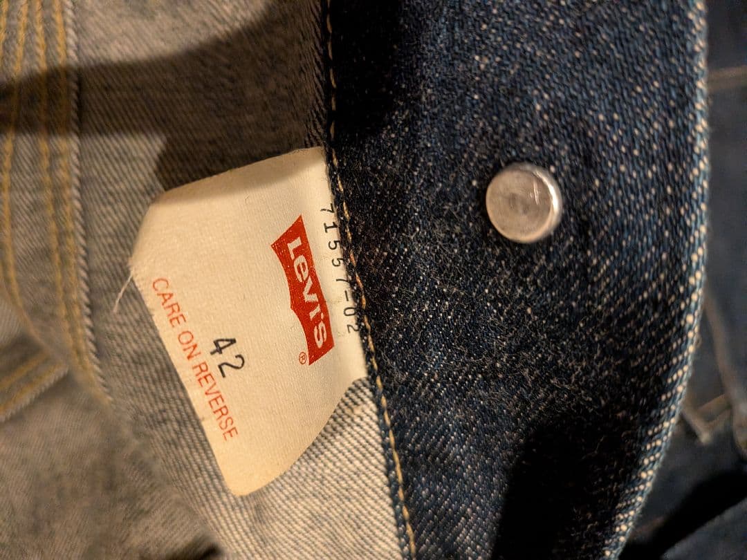 Levi's 3rd　557 XX 42 濃紺　香港製　90年代