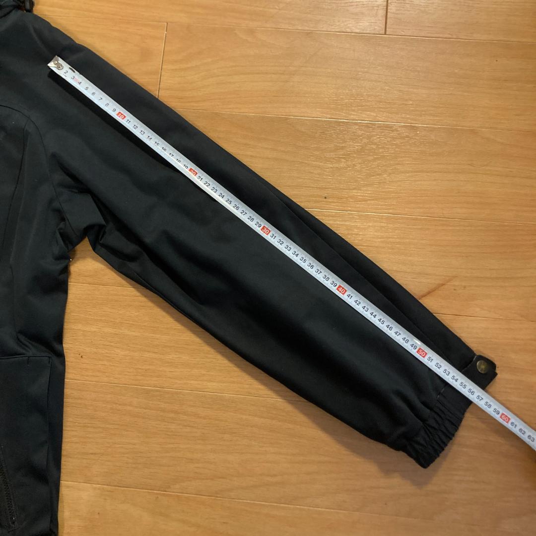 バーバリーゴルフ 2WAYフード取り外し可 薄手ジャケット 黒〜濃紺