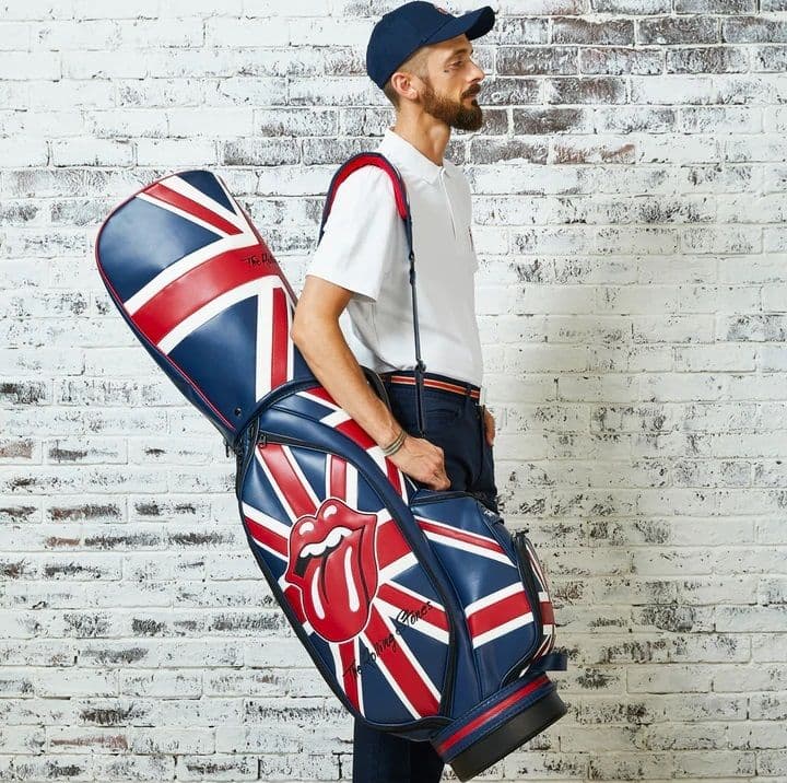 値下出品　新品　ゴルフバッグ　ローリングストーンズ　BACKSPIN!