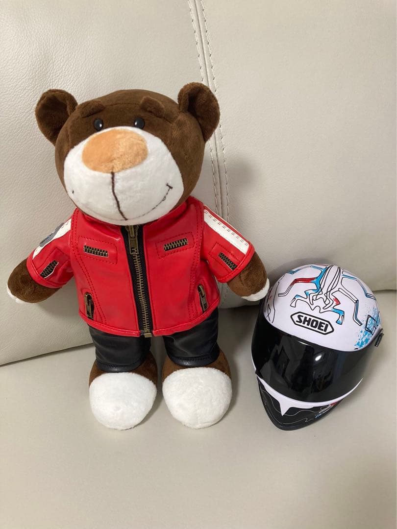 テディベア bmwぬいぐるみ shoeiヘルメット Ishikawa BMW - 人気のクマ