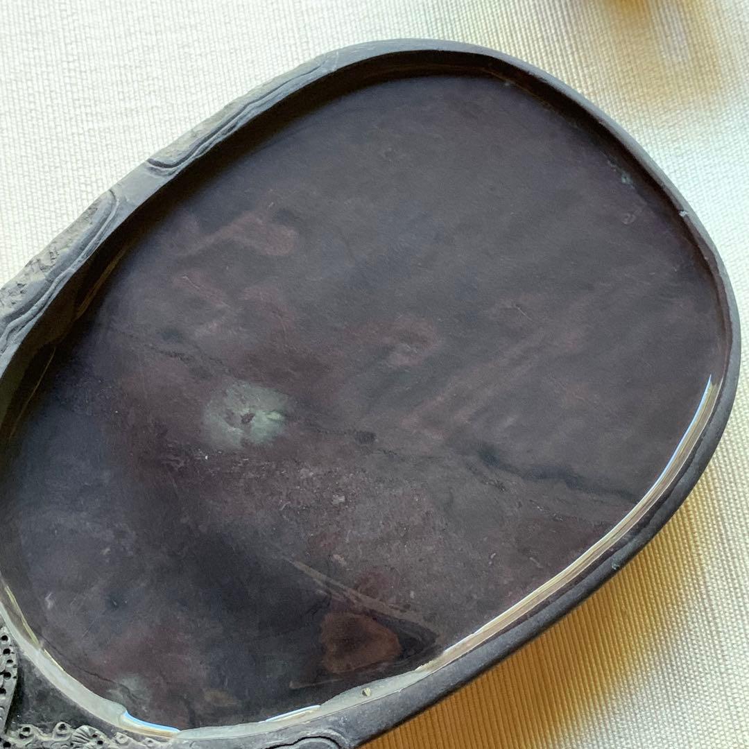 使い勝手良し♡古風なデザイン端渓硯