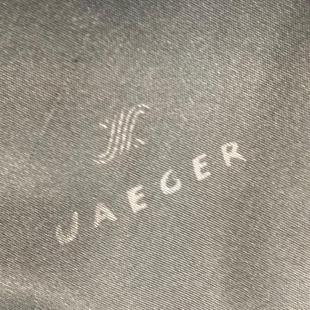 ゼニア イエーガーロンドン カシミヤ100% ステンカラーコート 比翼 ネイビー