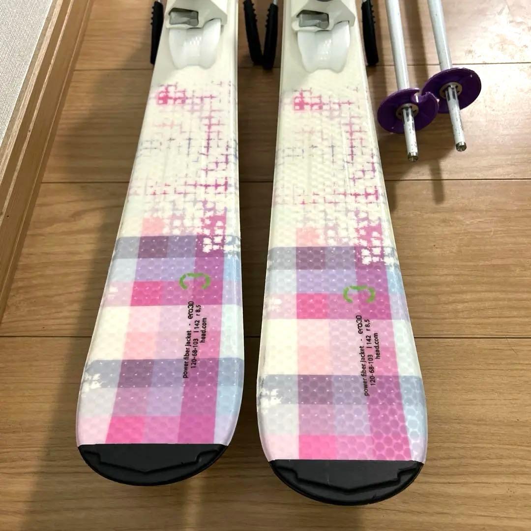 HEAD レディース スキー板 142 ストック107 セット