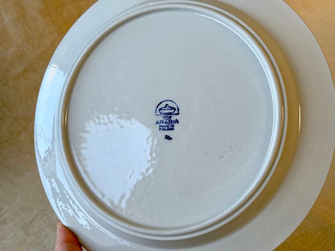 ARABIA vintage Anemone プレート(26cm)2枚セット