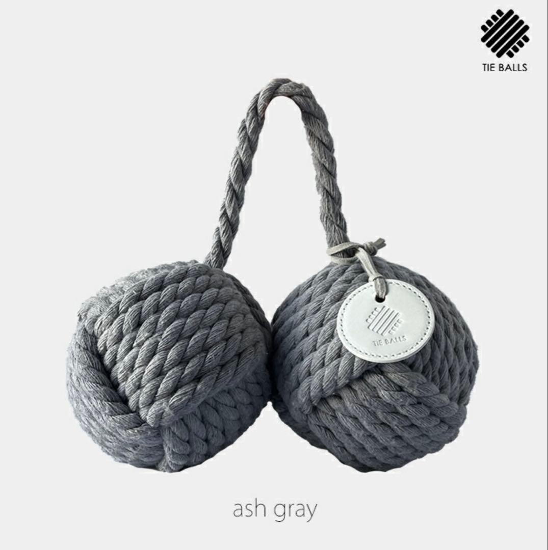 TIE BALLS 振動・加熱マッサージボール グレー&Sボール