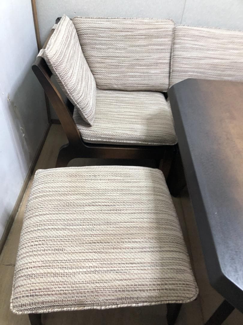 ナフコ ホノカ リビングダイニング 6点セット ブラウン 250325-1