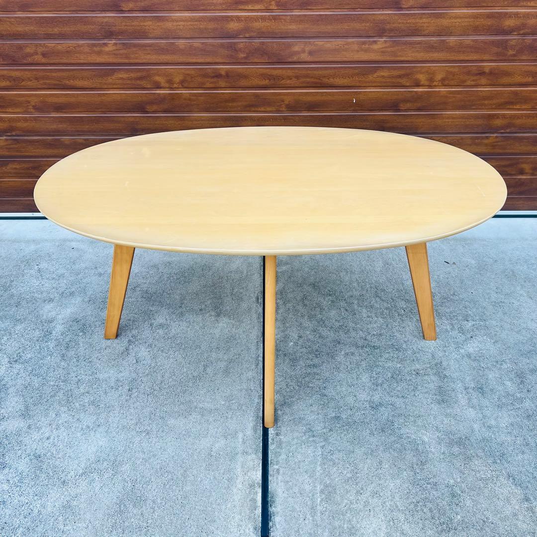 美品 廃盤 柏木工 ダイニングテーブル ソフィー オーバル モダン 北欧