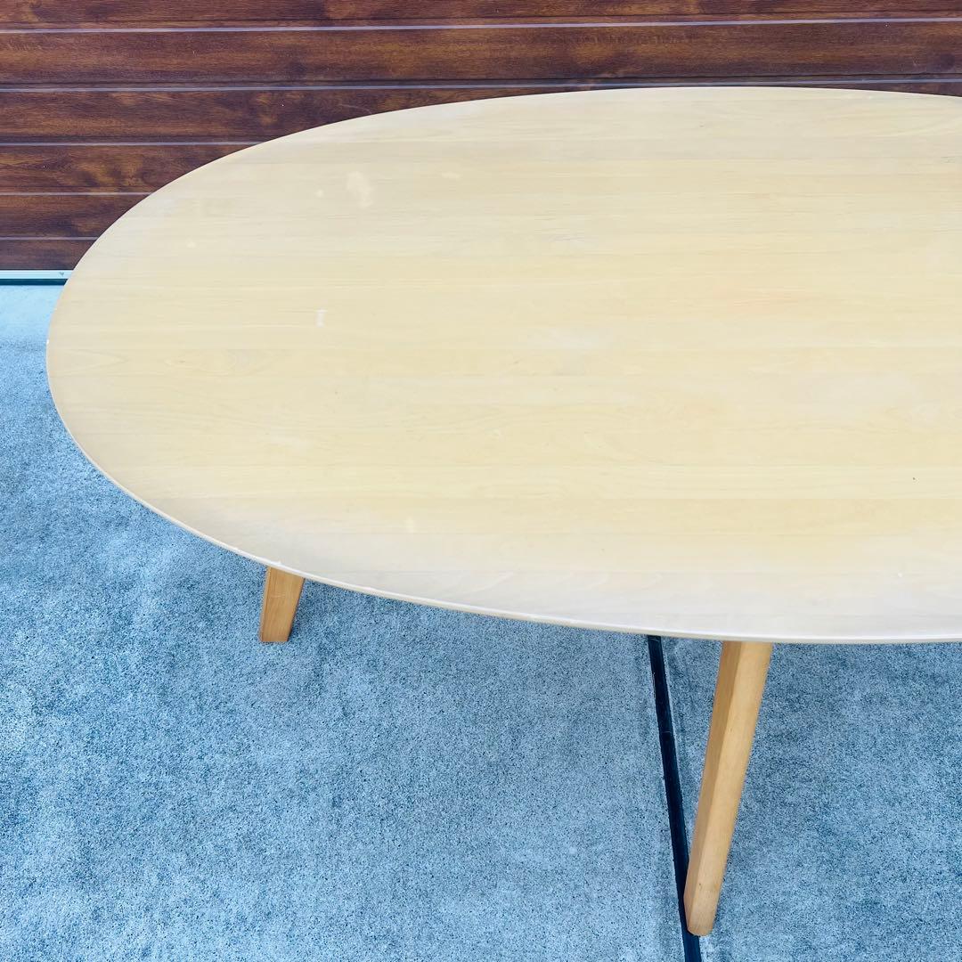 美品 廃盤 柏木工 ダイニングテーブル ソフィー オーバル モダン 北欧