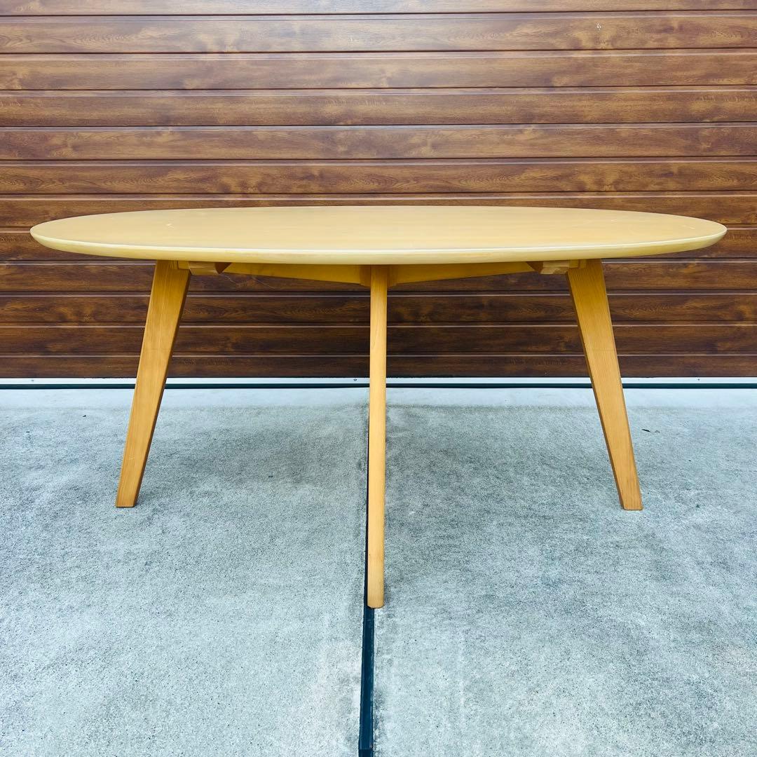美品 廃盤 柏木工 ダイニングテーブル ソフィー オーバル モダン 北欧