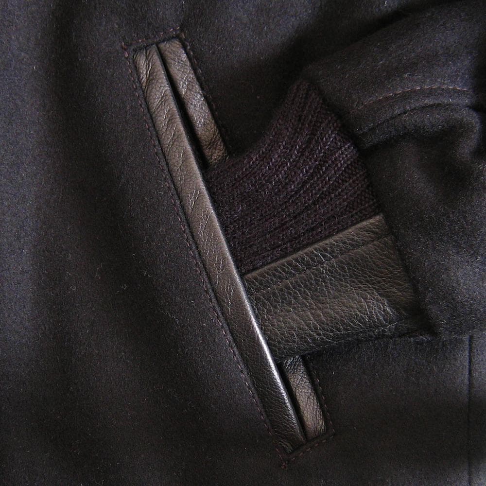 新品S Lee アワードジャケット スタジアムジャンバー スタジャン ブラック