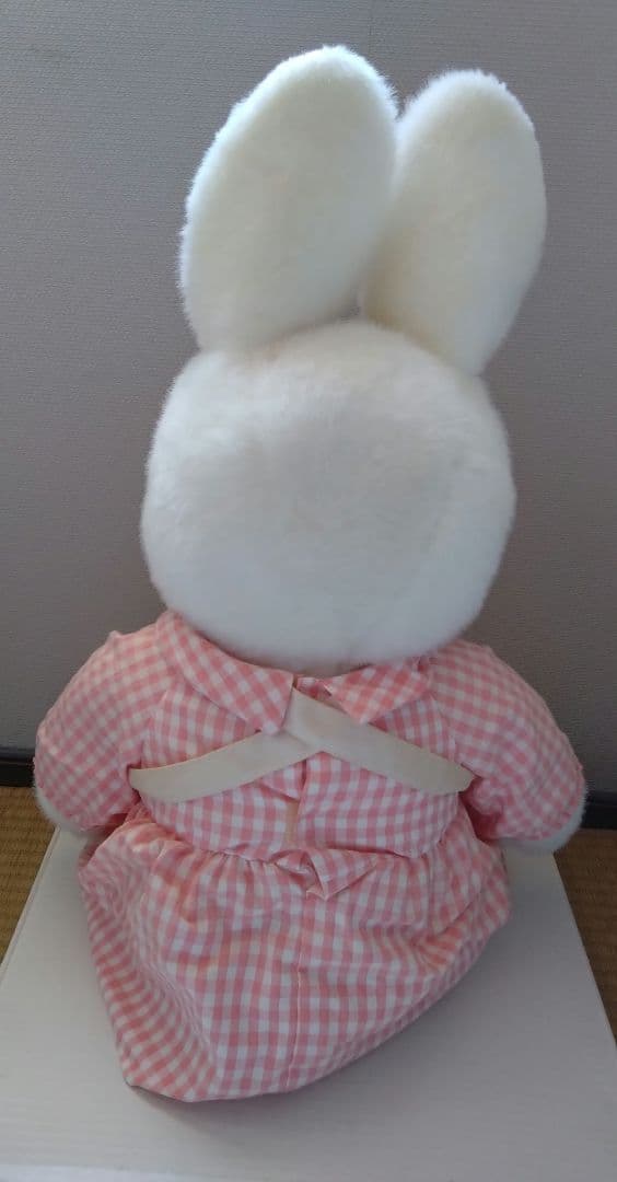 激レア ファースト社 うさぎ ぬいぐるみ 特大サイズ 昭和レトロ 入手