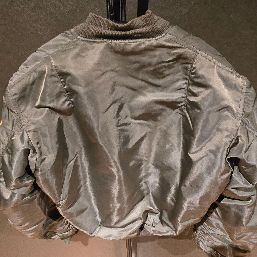 美品　ALPHA INDUSTRIES　アルファ　９０年代　MA−1　カーキ　S