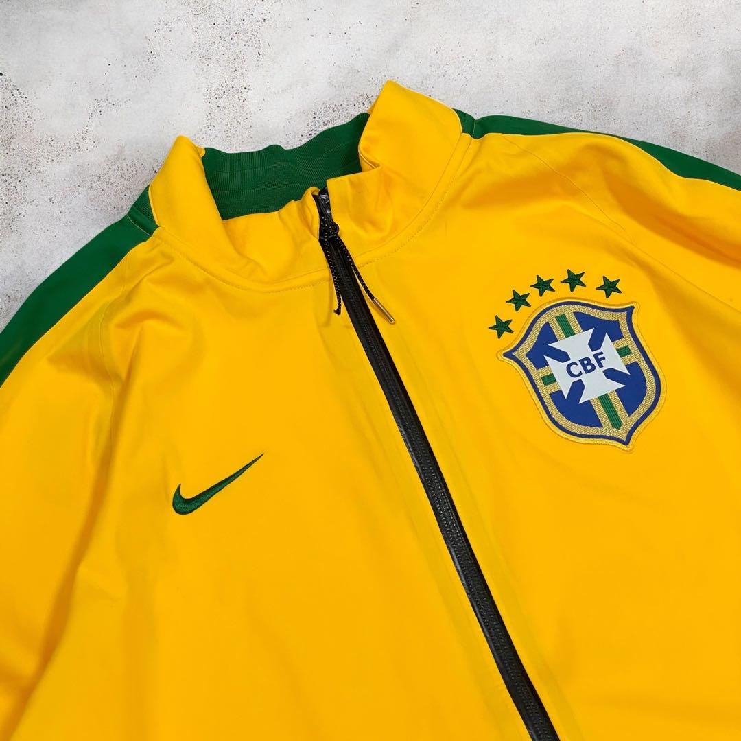 【希少】2014 ブラジル代表 ナイロンジャケット アンセムジャケット NIKE