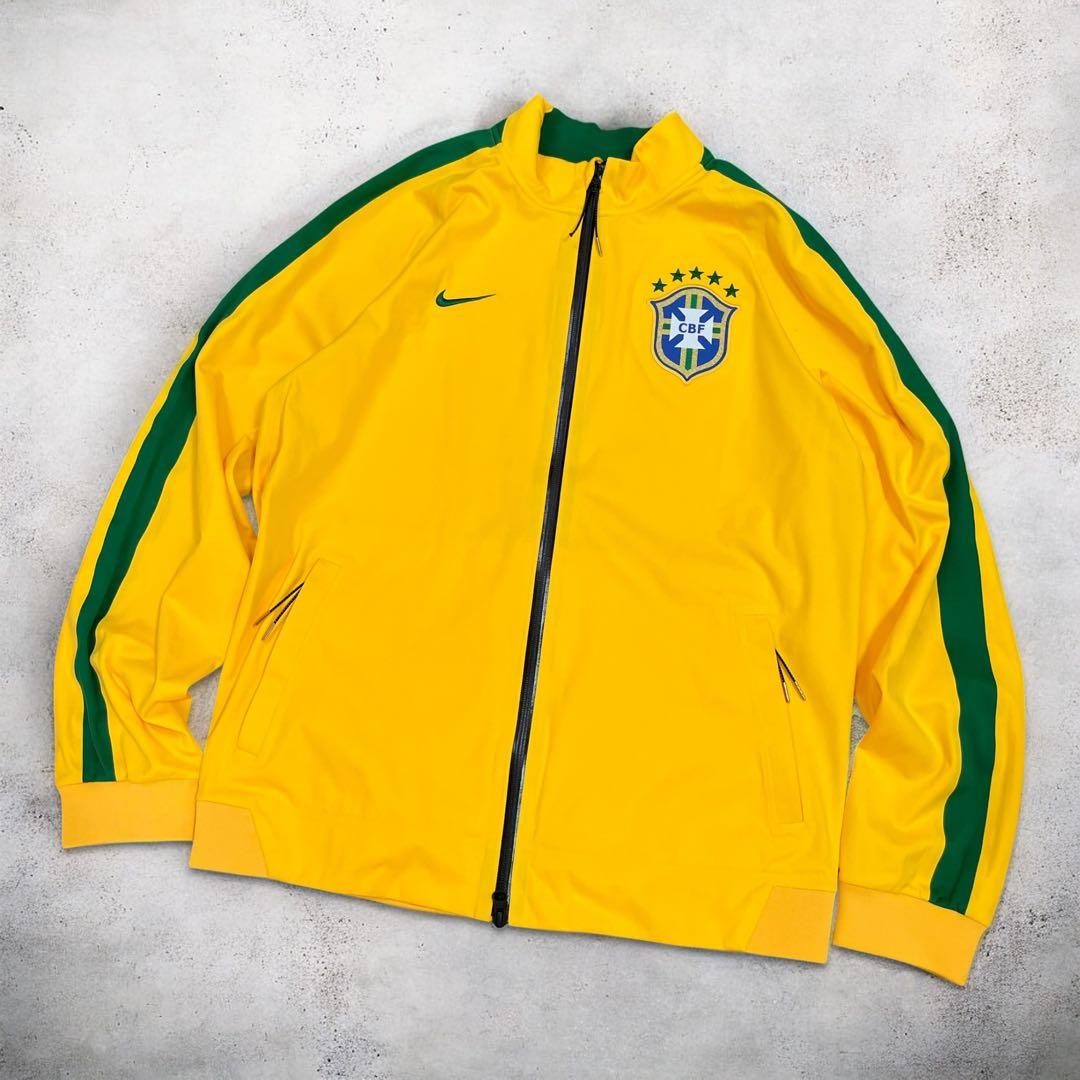 【希少】2014 ブラジル代表 ナイロンジャケット アンセムジャケット NIKE
