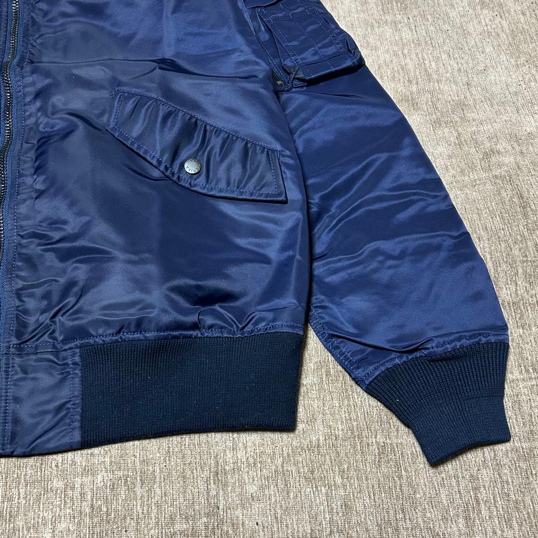 未使用　タグ付き　karaku VIP CLUB フライトジャケット　XL 紺