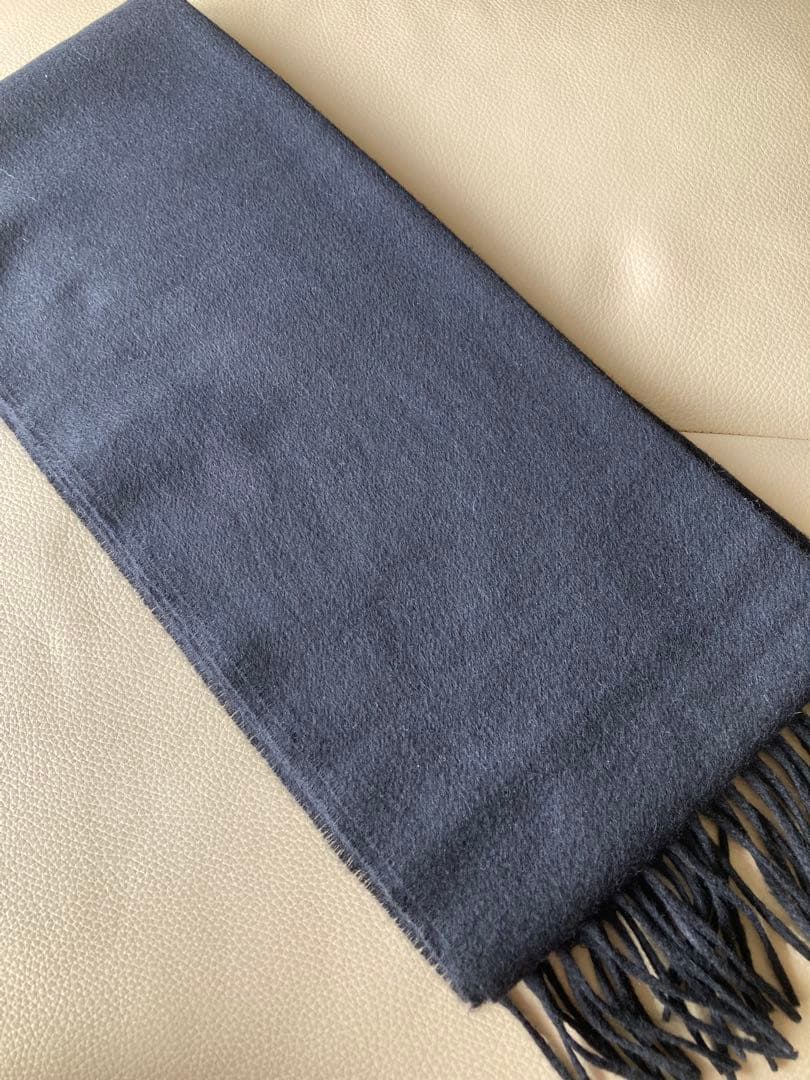 ジョルジオ アルマーニ GIORGIO ARMANI マフラー カシミヤ 黒