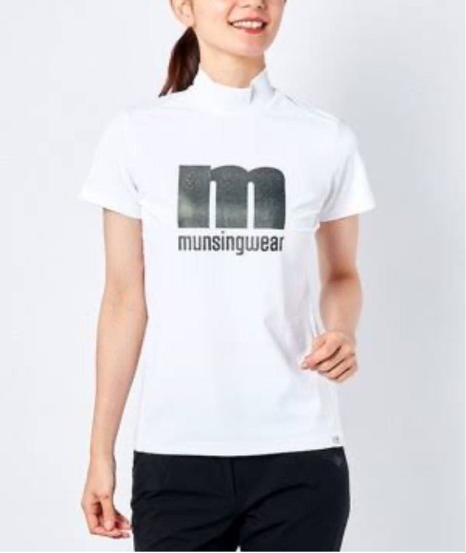 【新品タグ付き】マンシングウェア Munsing wear 半袖シャツ 白
