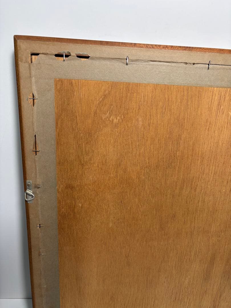 #上野山清貢「魚と椎茸」原画　額装