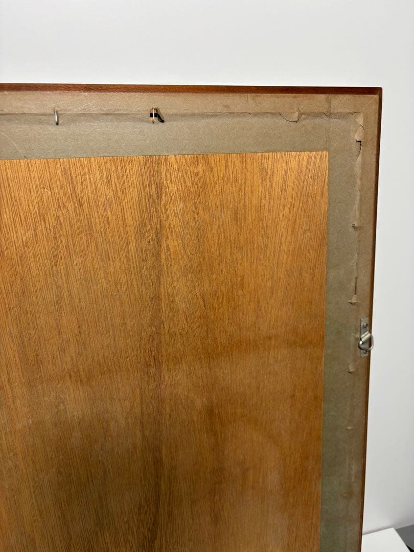 #上野山清貢「魚と椎茸」原画　額装