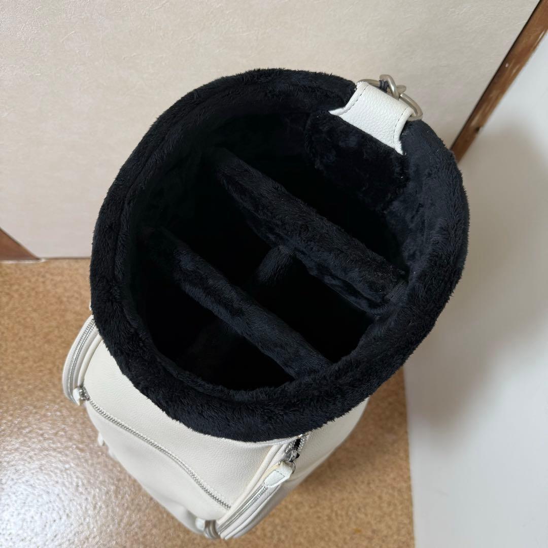 ゴルフ　キャディバック　テスタルテ　TESTARTE 白