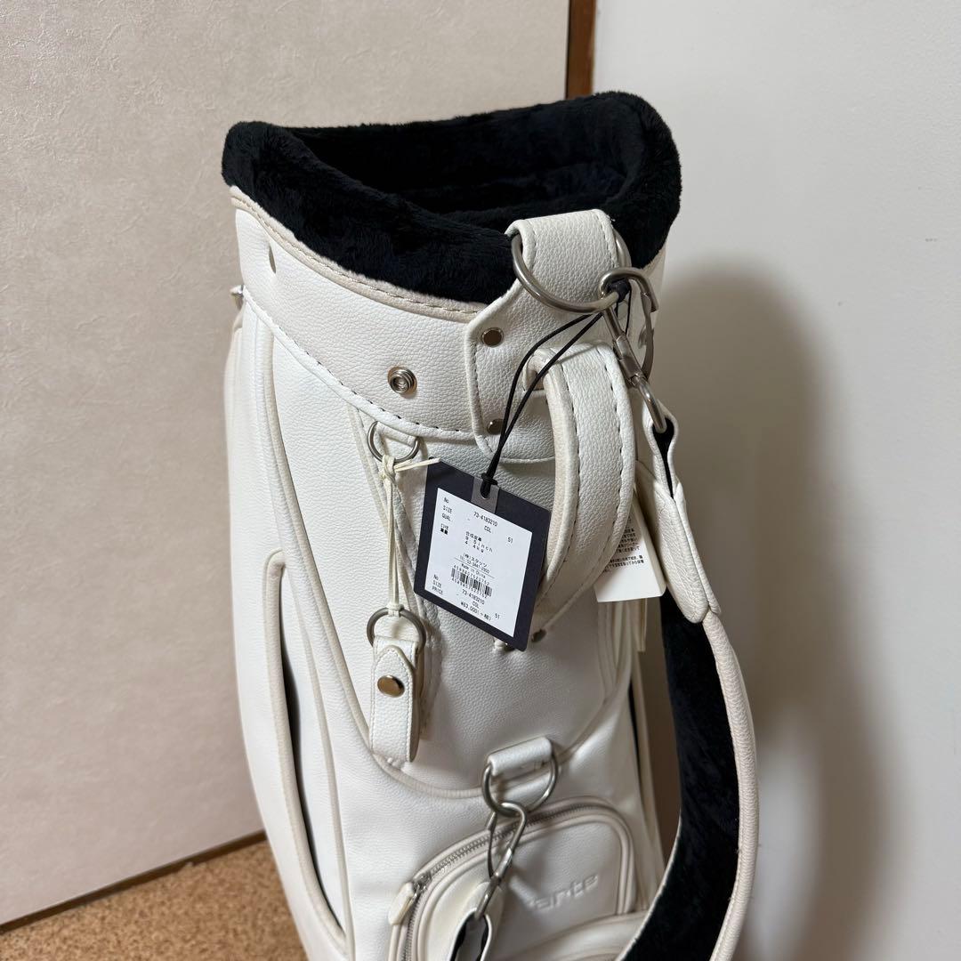 ゴルフ　キャディバック　テスタルテ　TESTARTE 白