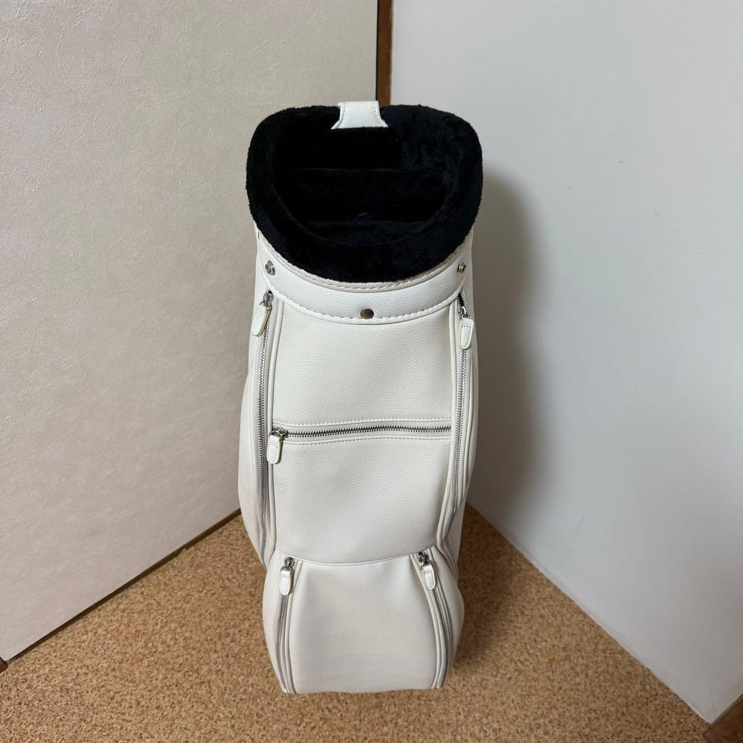 ゴルフ　キャディバック　テスタルテ　TESTARTE 白