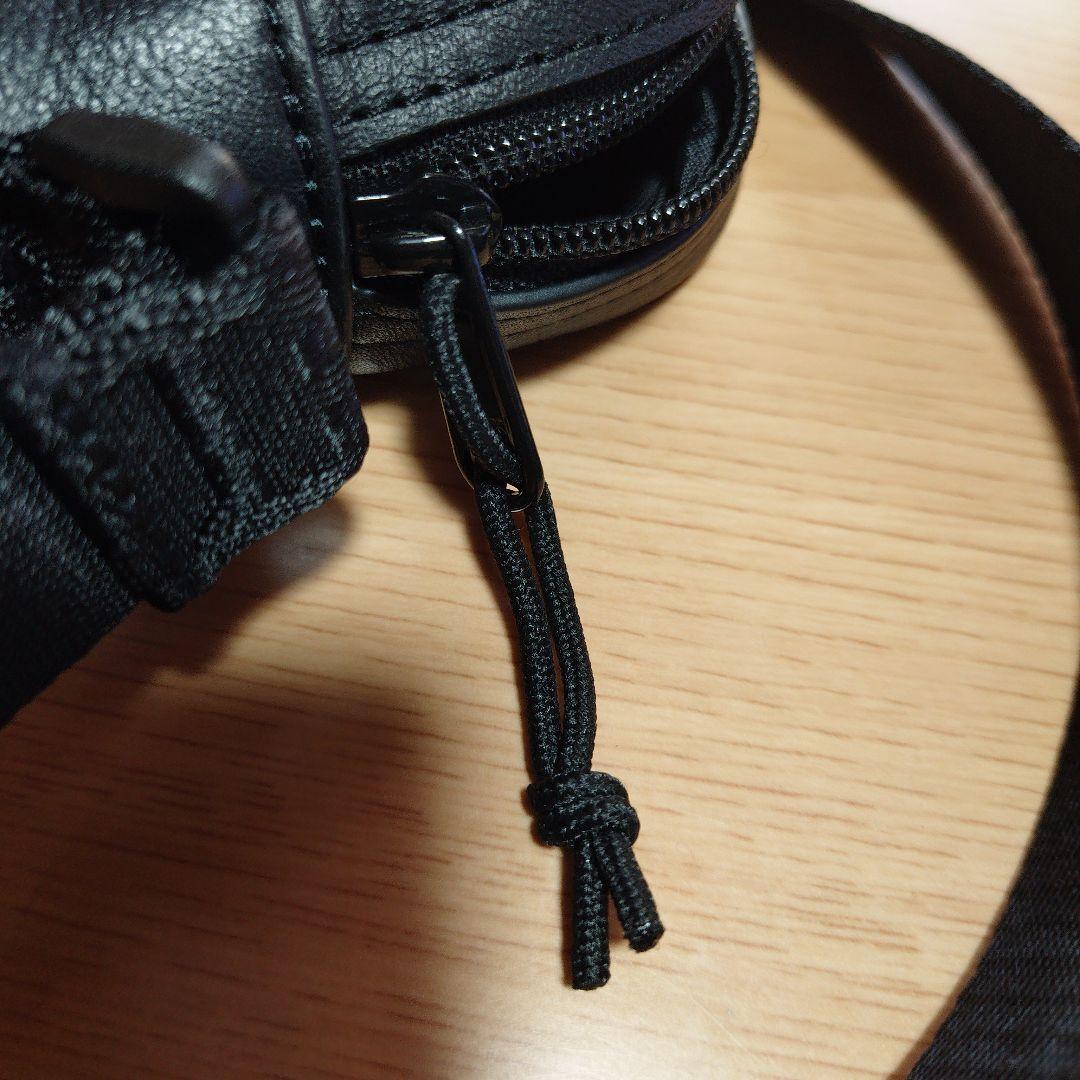 正規品 Supreme シュプリーム Leather ショルダーバック 革 黒