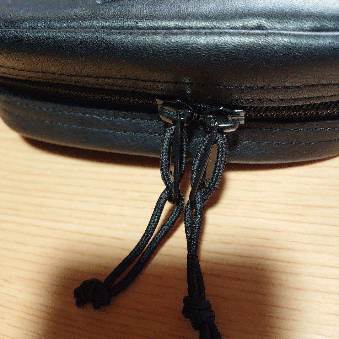 正規品 Supreme シュプリーム Leather ショルダーバック 革 黒