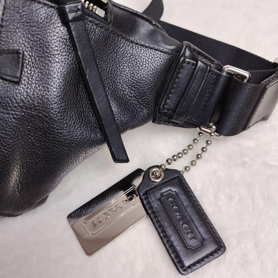 ✨極美品✨COACH ボディバッグ トンプソン シティ レザー ブラック