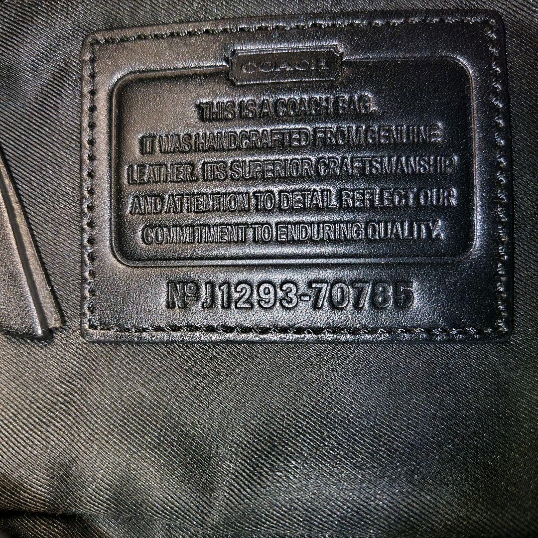 ✨極美品✨COACH ボディバッグ トンプソン シティ レザー ブラック