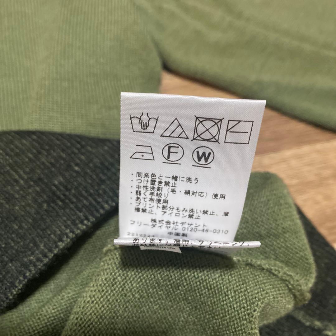 美品♡デサント♡DESCENTE♡タートルネック♡ニット♡カーキ♡S